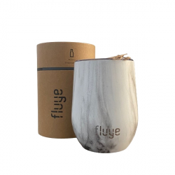 Fluye Cup White Marble 350 ml