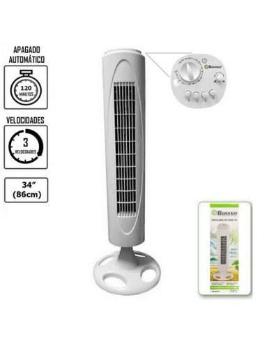 Ventilador de Torre Silencioso 90W BK-8228VT 86cm