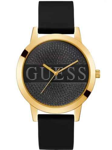 RELOJ NEGRO CON PEDRERIA