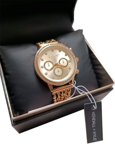 RELOJ DORADO CON CADENAS